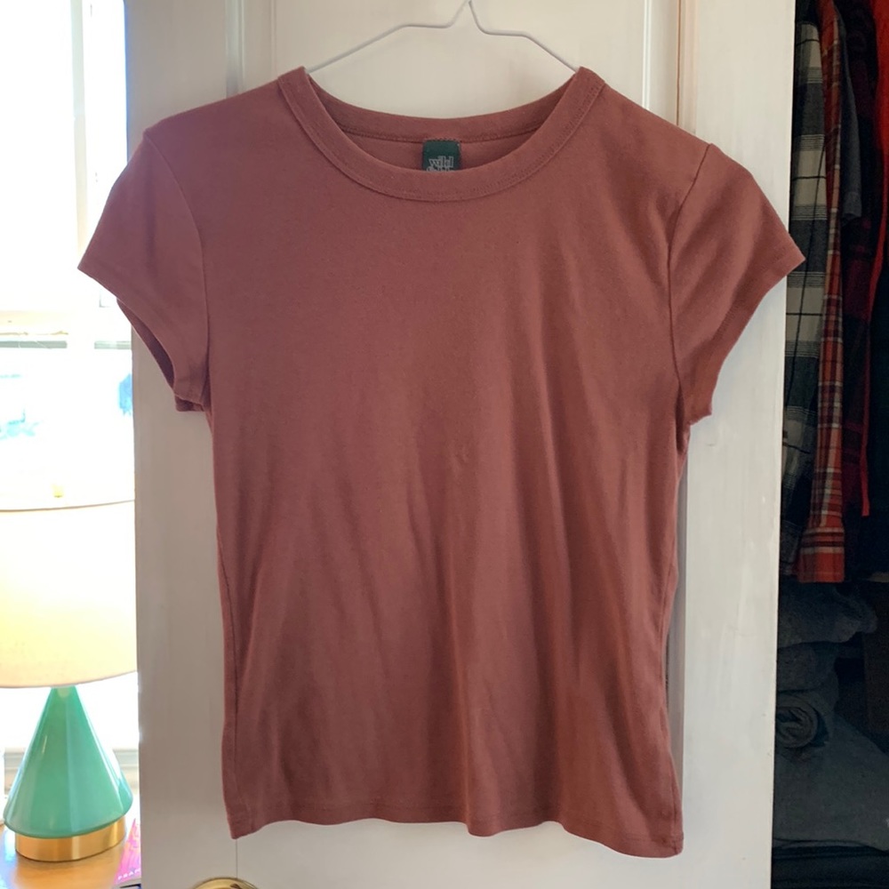 Cinnamon Red Baby Tee - M